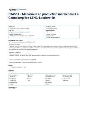 La Cannebergière Senc