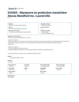 Atocas Blandford Inc