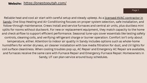One Stop Heating And Air Conditioning