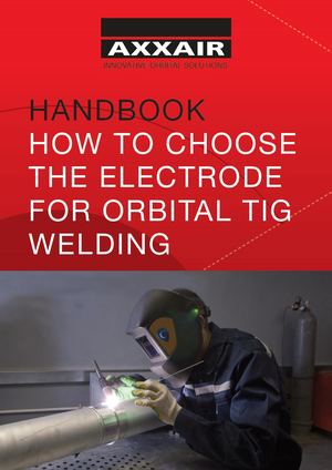 Handbook Electrodes For Orbital Tig Welding