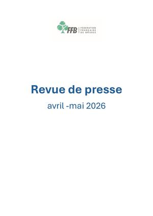 Fiche Revue De Presse