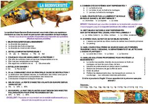 Quiz Biodiversité