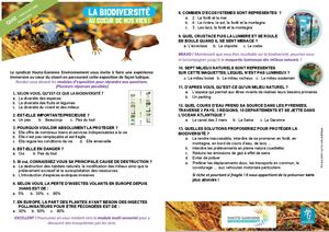 Quiz Biodiv Sans Réponses