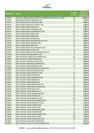 Destockage Serviettes 260527