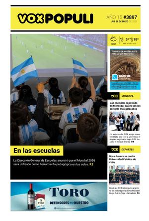 Tapa Vox Jueves 28 05 2026