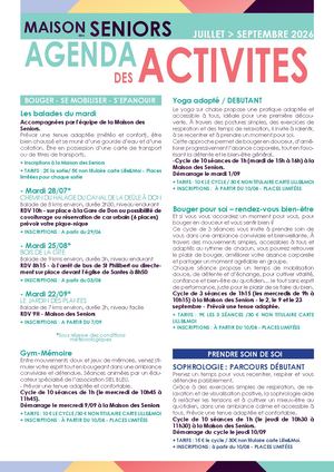 Progarmme Senior Juillet Septembre Hd