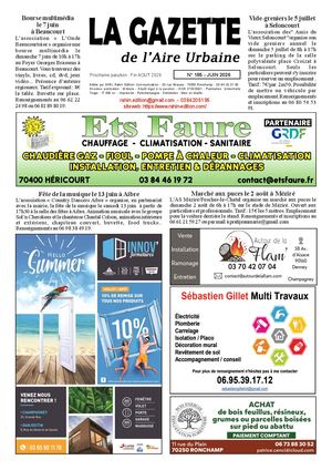 La Gazette de l'Aire Urbaine n°185