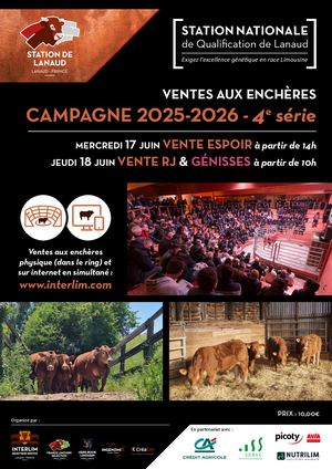Catalogue des ventes 4e série - campagne 2025-2026