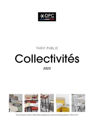 Tarif Collectivités DPC 2025