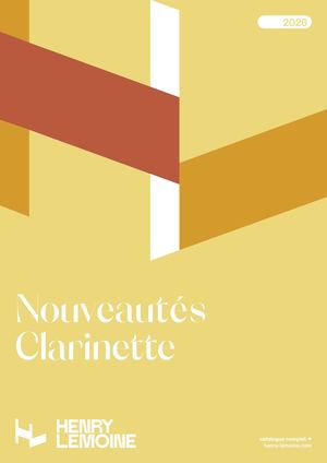 Nouveautés clarinette