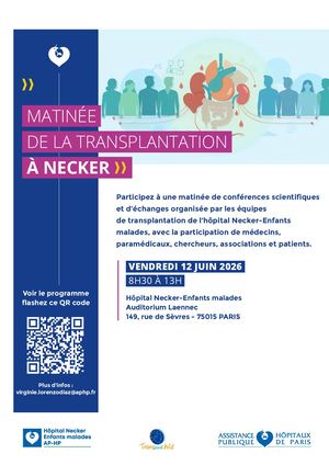 Affiche Matinée Transplantation 12 Juin 2026