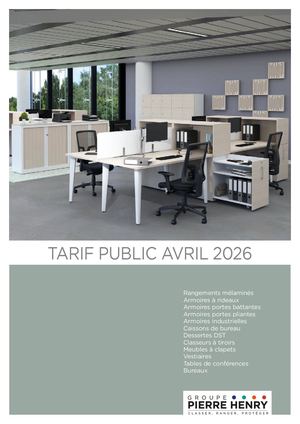 Tarif Public Vinco 2026