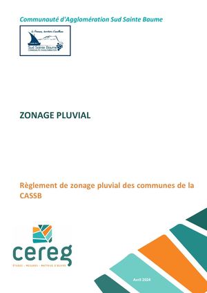 Zonage Pluvial CASSB