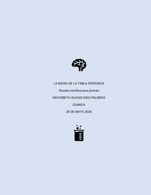 LA MAGIA DE LA TABLA PERIODICA