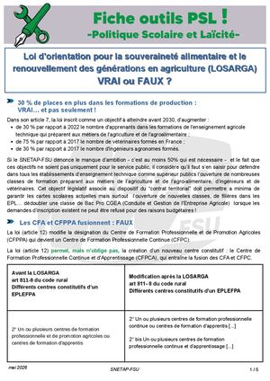 Fiche Psl Losarga 1