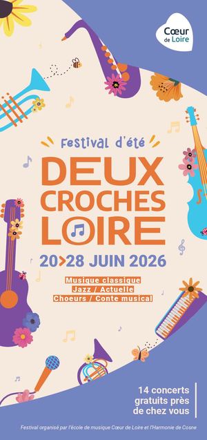 Festival de musique Deux Croches Loire été 2026
