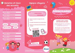 Brochure 3 Volets Periscolaire Rentrée 2026
