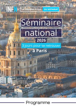 Programme Séminaire National INFN 2026