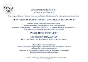Invitation Pierre Henri Tavaillot 10062026