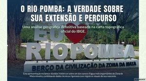 O "rio Pomba": Extensão, percurso e história