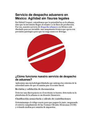 Servicio De Despacho Aduanero En México Agilidad Sin Fisuras Legales