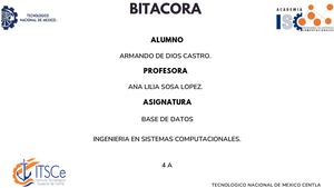 Bitacora Db