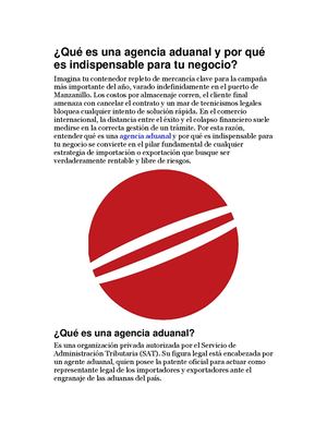 Qué Es Una Agencia Aduanal Y Por Qué Es Indispensable Para Tu Negocio