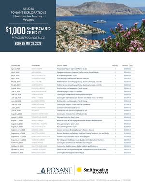 Applicable Voyages June-July 2026 Offer