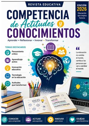 Revista Digital Competencia De Actitudes Y Conocimientos En La Educación Moderna