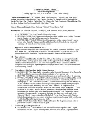 Ccc Chapter Minutes April 2026 Approved