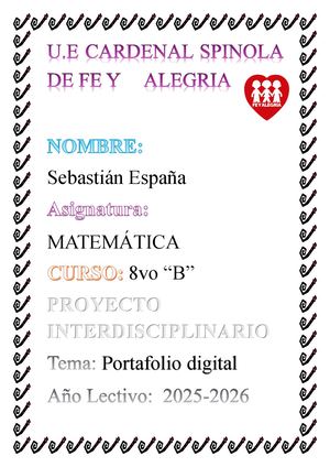 Proyecto Interdisciplinario Sebastián España