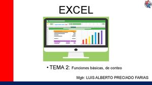 2 Funciones Básicas, Estadísticas Y De Conteo L