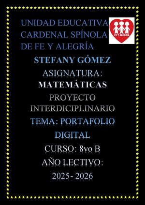 Portafolio III Trimestre Stefany Gomez
