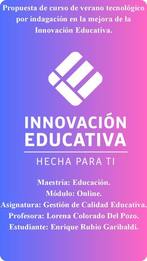 Proyecto Final Enrique Rubio Garibaldi Maestría En Educación