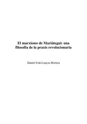 E L Marxismo De Mariátegui 20