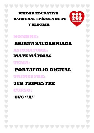 Portafolio Digital Ariana Saldarriaga