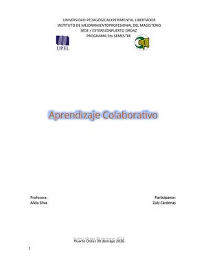Aprendizaje Colaborativo Pdf