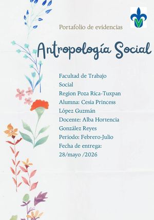 Proyecto de Antropología Social