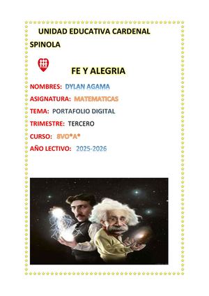 Unidad Educativa Cardenal Spinola Dylan Agama