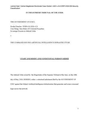 In The Supreme Tribunal Of The Juris Judicial Order