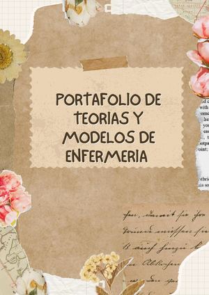 Portafolio De Teoria Y Modelos