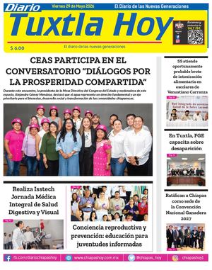 Tuxtla Hoy 29 De Mayo 2026