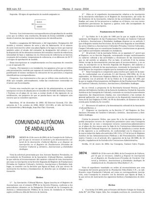 Orden de 13 de enero de 2004 (BOE)