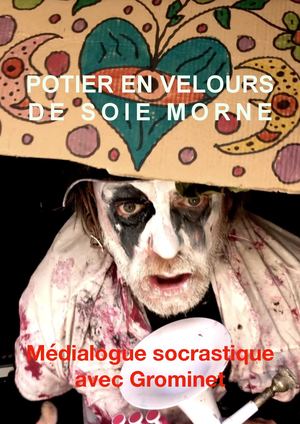 POTIER EN VELOURS DE SOIE MORNE