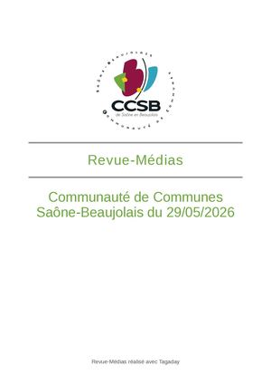 Revue de presse du 29 mai 2026