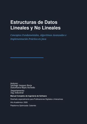 Libro Estructuras Datos Lineales y no Lineales