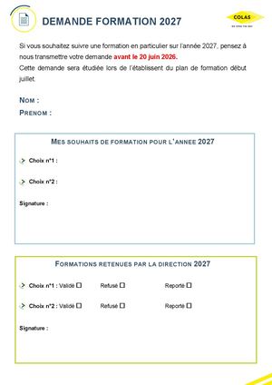 Note Interne Besoin Formation 2027