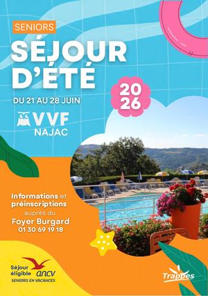 Séjour été 2026 Seniors