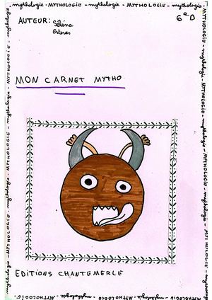 Carnet mythologie 6e