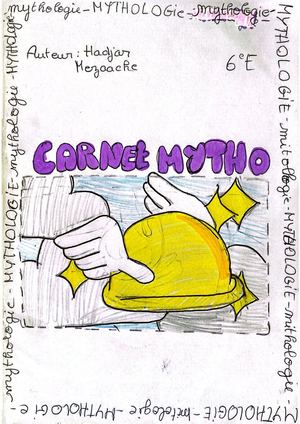 Exemples de couvertures - carnet mytho